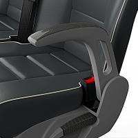 Inserto bracciolo in carbonio/radica