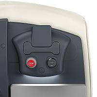 Console usb, pulsante di fermata, luce led