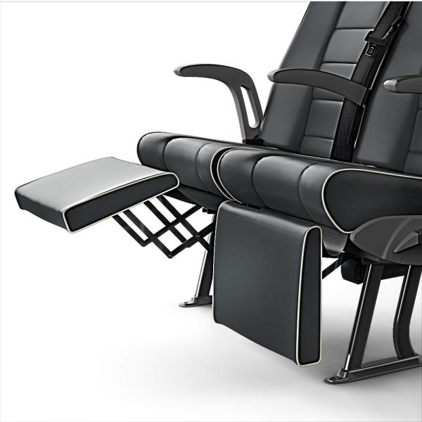 Poggiagambe a pantografo