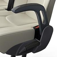 Inserto bracciolo in carbonio/radica