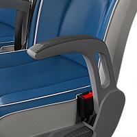 Inserto bracciolo in carbonio/radica